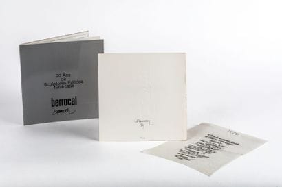 Miguel BERROCAL 

Catalogue Artcurial 20...