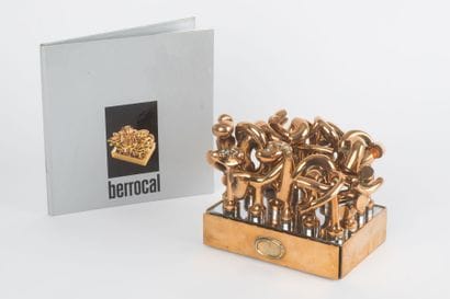 Miguel BERROCAL 

Hommage à Picasso 1976/1978....