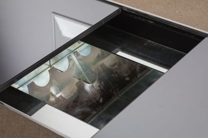 Willy RIZZO 

Table basse formant bar en...