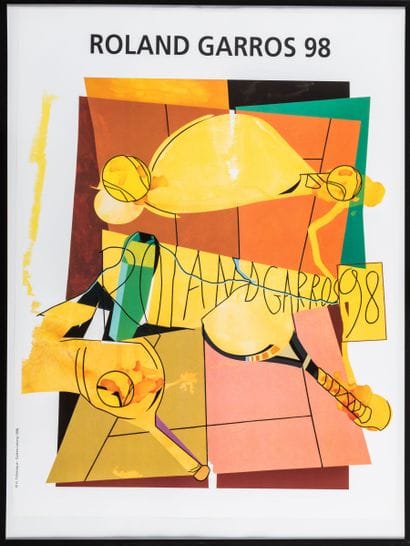 Hervé TELEMAQUE 

Rolland Garros 1998. 

Affiche...