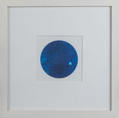 Véronique SABLERY. 

Rond de peau bleu, 2010....