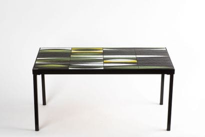 Roger CAPRON 

Table basse modèle navettes...