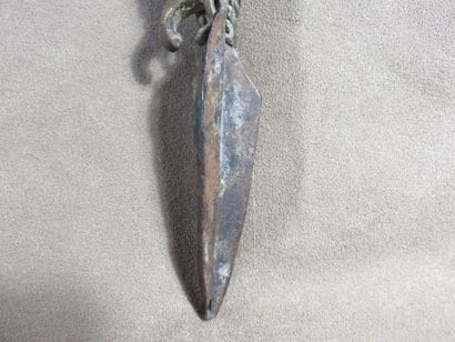 Phurbu, ritual dagger decorated with three...
