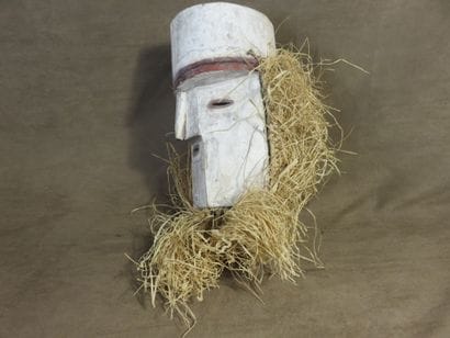 Masque facial de forme rectangulaire. Les...