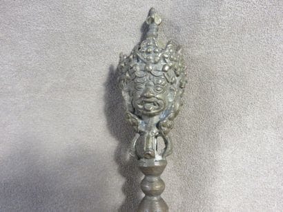 Phurbu, ritual dagger decorated with three...