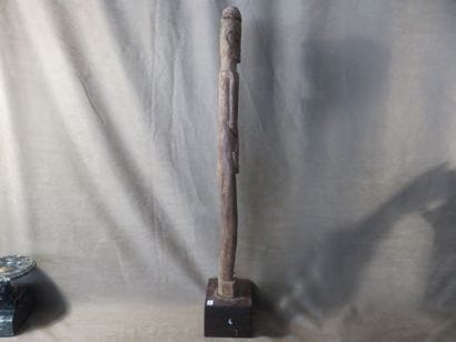 Character represented standing with his arms...