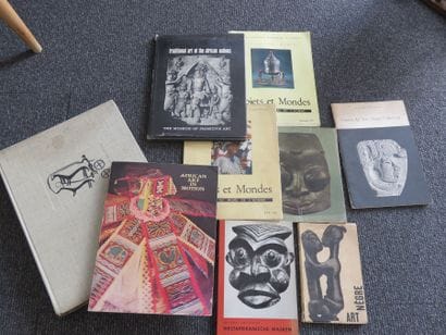 9 livres : L’art nègre René Rasmussen 1951 ;...