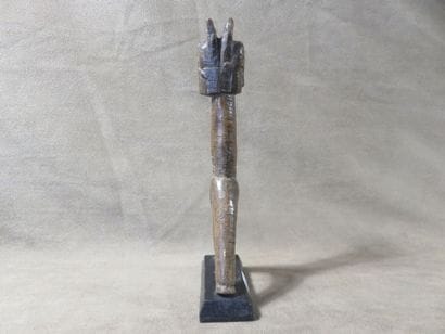 Potomo waka. Stone spear representing two...