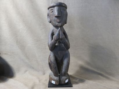 A figure of a protective guardian represented...