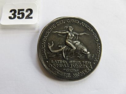 Médaille italienne - Inauguration du Câble...