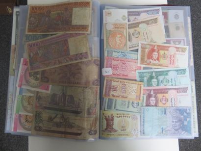 Billets - Collection de 207 billets du monde,...