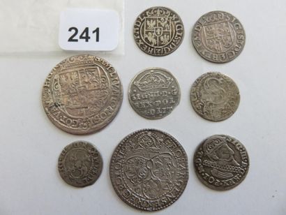 Monnaies - Pologne - Collection de 8 monnaies...