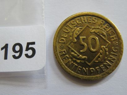 Monnaie - Allemagne (République de Weimar)...