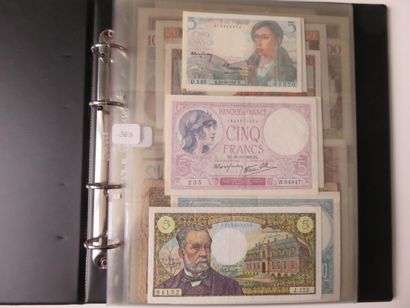 Billets - France - Collection de 81 billets...