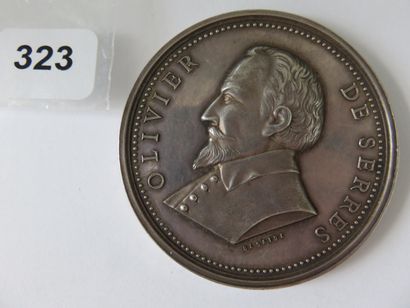 Médaille - Olivier de Serres (1539 - 1619),...