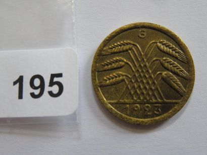 Monnaie - Allemagne (République de Weimar)...