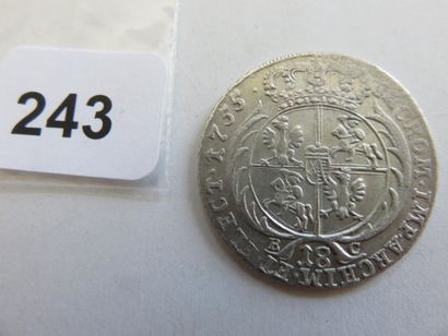 Monnaie - Pologne - Auguste III (1733 - 1763)...