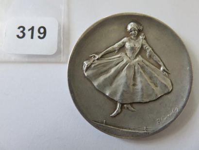 Médaille - La Danse, par R. Carabin 1901...