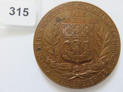 Médaille - Union des Sociétés de Gymnastique...