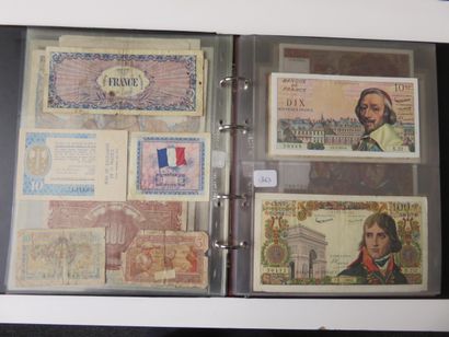 Billets - France - Collection de 81 billets...