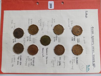 Monnaies - Chine (Empire) - Collection de...