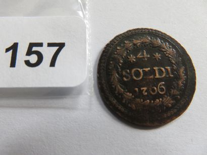 Monnaie - Corse - 4 Soldi Pascal Paoli 1766...