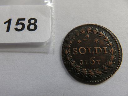 Monnaie - Corse - 4 Soldi Pascal Paoli 1767...