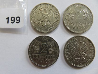 Monnaies - Allemagne (RFA) - Collection complète...