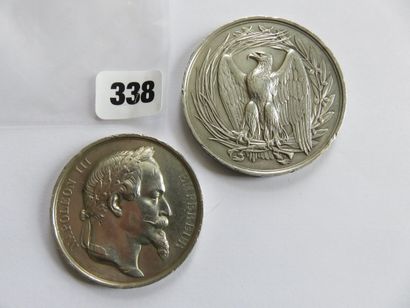 Médailles - Second Empire - Lot de 2 médailles...