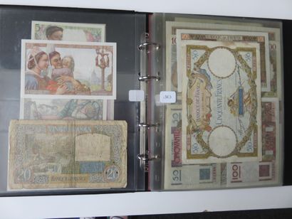 Billets - France - Collection de 81 billets...