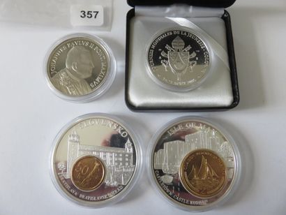 Médailles - Lot de 4 médailles, médailles...