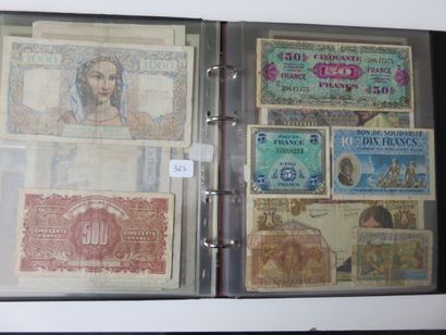 Billets - France - Collection de 81 billets...