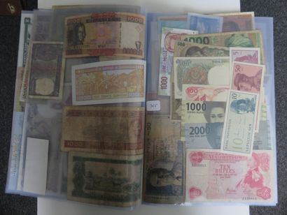 Billets - Collection de 207 billets du monde,...