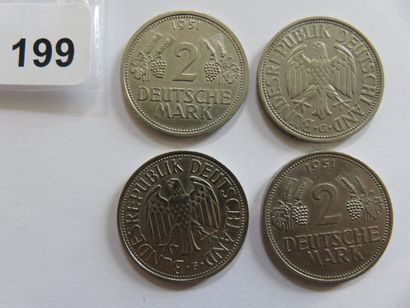 Monnaies - Allemagne (RFA) - Collection complète...