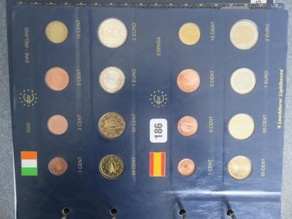 Monnaies Euros - Collection de 15 Séries...