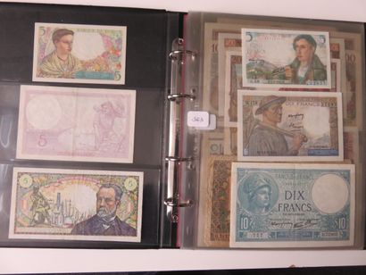 Billets - France - Collection de 81 billets...