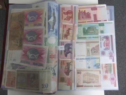 Billets - Collection de 207 billets du monde,...