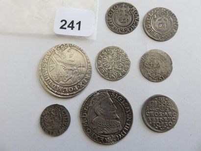 Monnaies - Pologne - Collection de 8 monnaies...