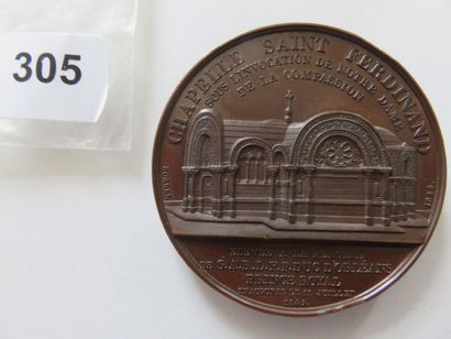 Médaille - Inauguration de la Chapelle Saint-Ferdinand...