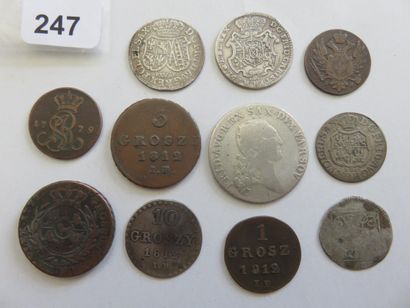 Monnaies - Pologne et Saxe - Collection de...