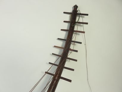 Harpe harquée à huit cordes. N’gombi. La...
