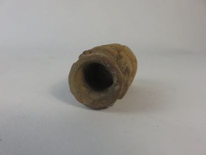Rare tattoo cylinder. Terracotta. Height:...