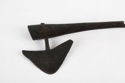 War axe. The handle is in wood and the blade...