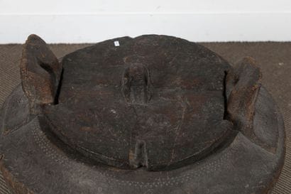 Rumbi. Large rice granary. Hard wood with...