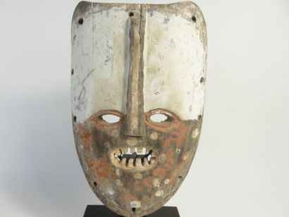 Face mask. The face is divided into two parts....