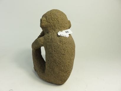 Sukia. Personage smoking or eating a corn...