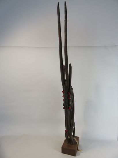 Tyi-wara. Stylized representation of a male...
