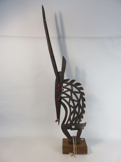 Tyi-wara. Stylized representation of a male...