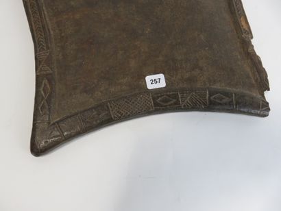 F divination tray. Rectangular in shape,...