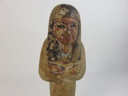 Uchebti epigraph. Alabaster, trace of polychromy....